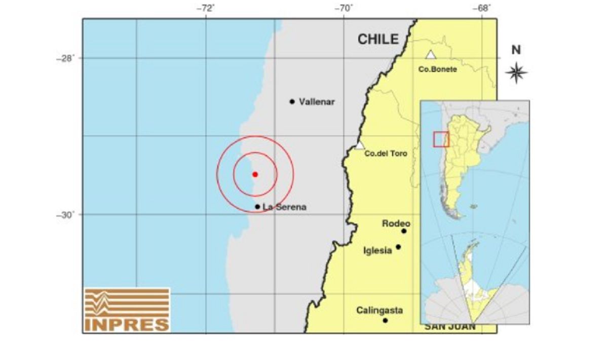 Un intenso sismo en Chile se percibió en San Juan