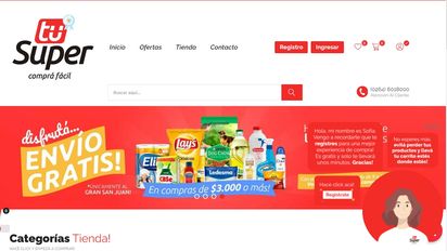 Tu Súper, el primer supermercado online de San Juan.