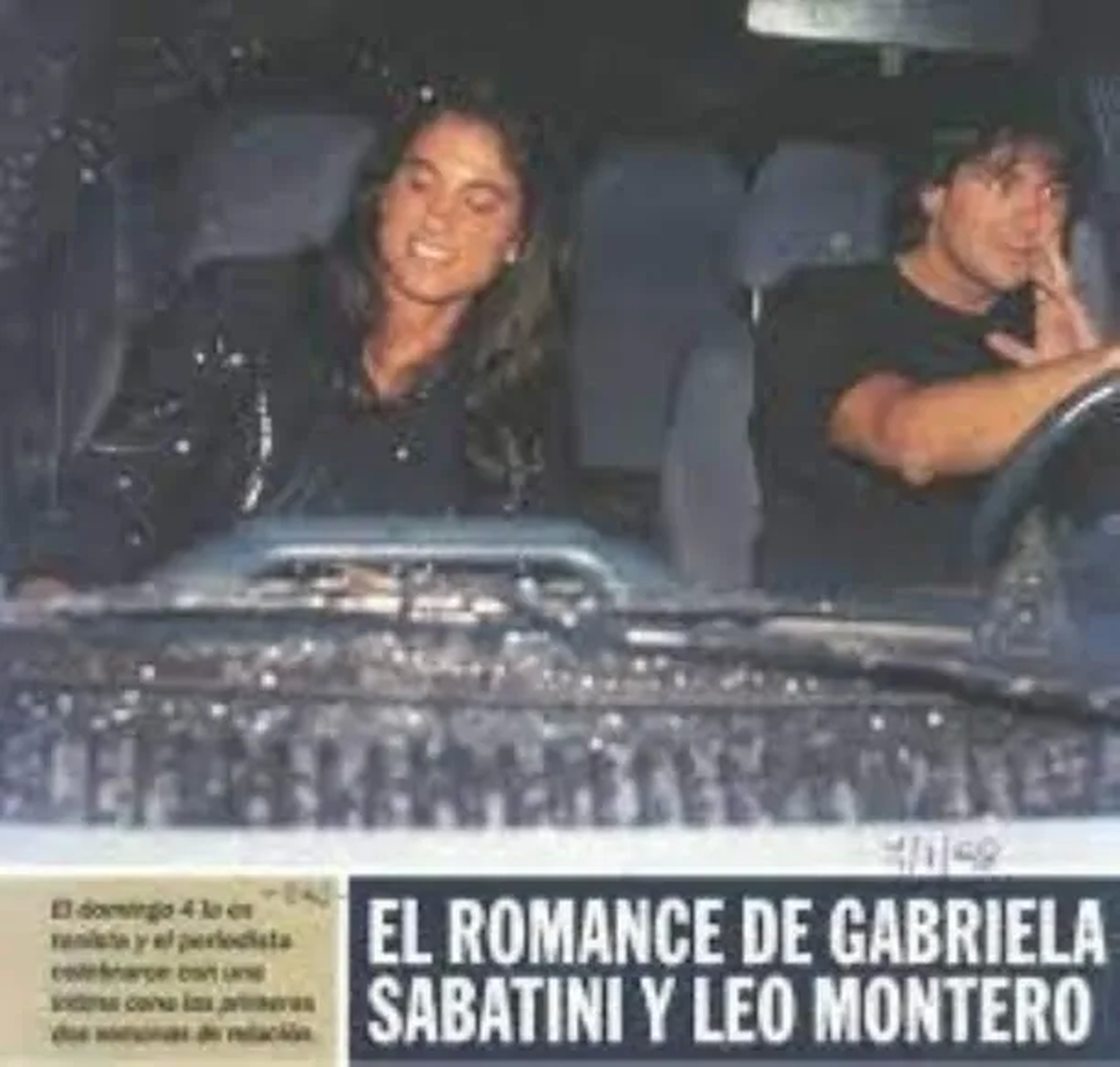 Leo Montero recordó su noviazgo con Gabriela Sabatini