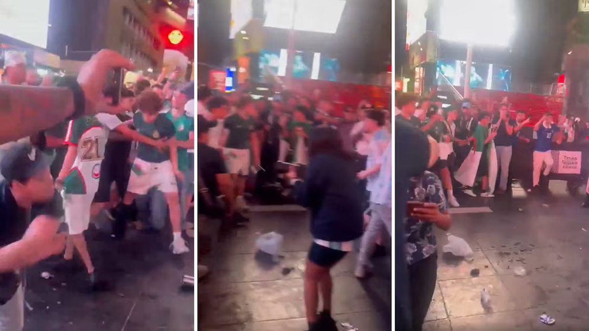 Horas antes del debut, hubo incidentes entre hinchas argentinos y argelinos