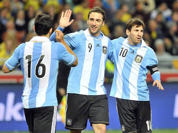Argentina fue superior y venció a Suecia