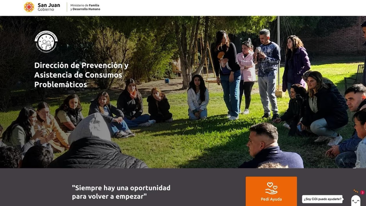Con chatbot y mapa interactivo, lanzan una web para asistir casos de consumos problemáticos