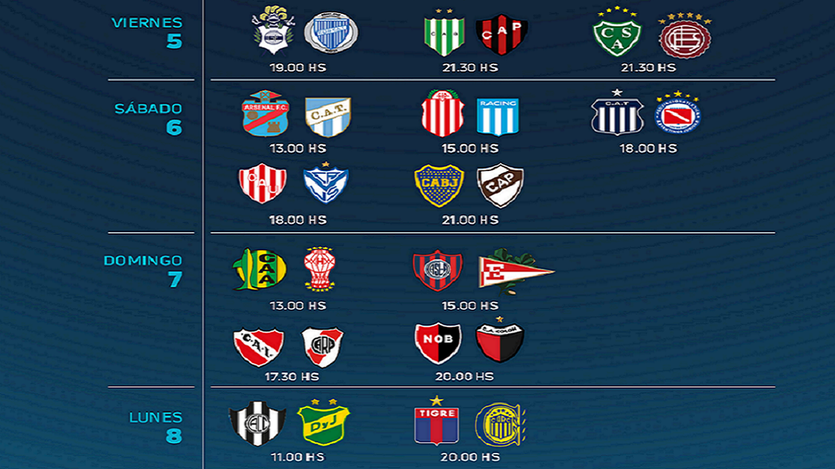 La Liga Profesional abre su fecha 12 con tres partidos