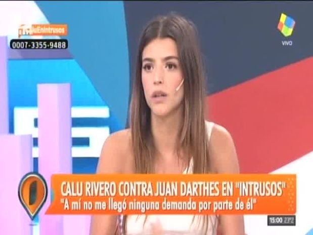 Calu Rivero dio detalles de las situaciones de acoso por parte de Juan Darthés