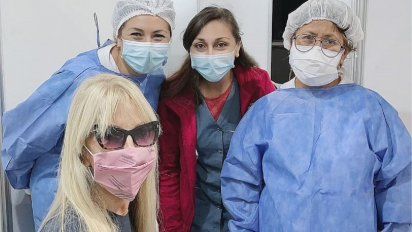 Una de las fotos que compartió Graciela Alfano en Twitter.
