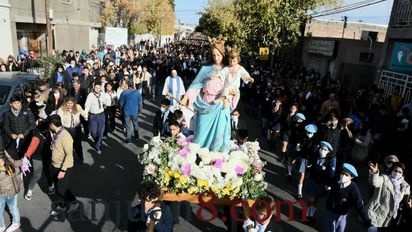 María Auxilidora tuvo su fiesta luego de dos años. Fotos: Adrián Carrizo.