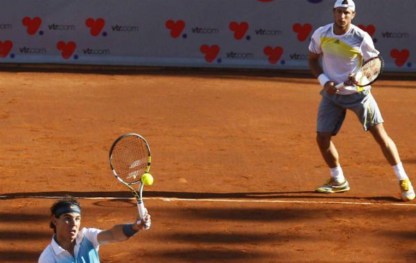 Nadal volvió y ganó junto a Mónaco en dobles