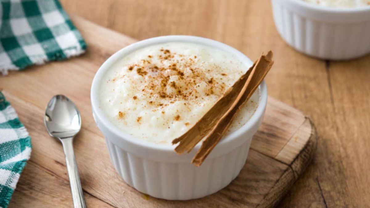 Una receta de arroz con leche rápida y fácil