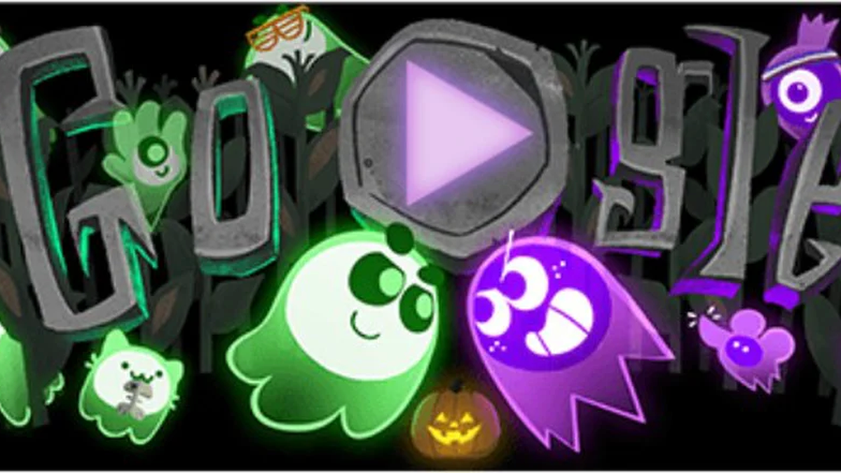 Halloween Google habilitó su doodle para jugar con sus fantasmas