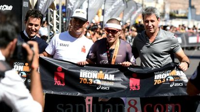 Uñac: Que San Juan sea sede del Ironman nos llena de orgullo (Foto: Adrián Carrizo)