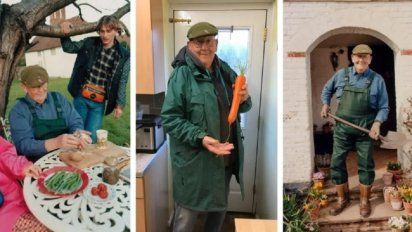 Jubilado pasó a ser conocido como El rey de las verduras y ahora es estrella de Gucci.