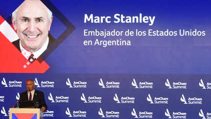El embajador de Estados Unidos, Marc Stanley. Foto: Télam.