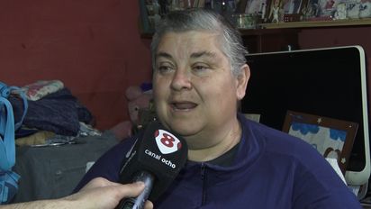 Barbarita Cepeda, mamá de Lara Agüero, en Noticiero 8.