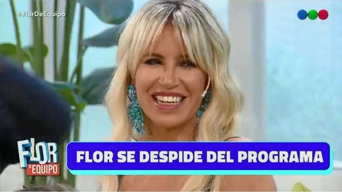 Así se despidió Florencia Peña de Flor de su programa de tv