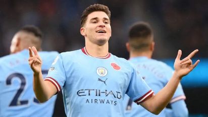 El Manchester City reconoció a Julián Álvarez en pleno Mundial