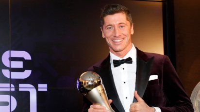 Robert Lewandowski﻿ se consagró como el mejor jugador del año para la FIFA. 