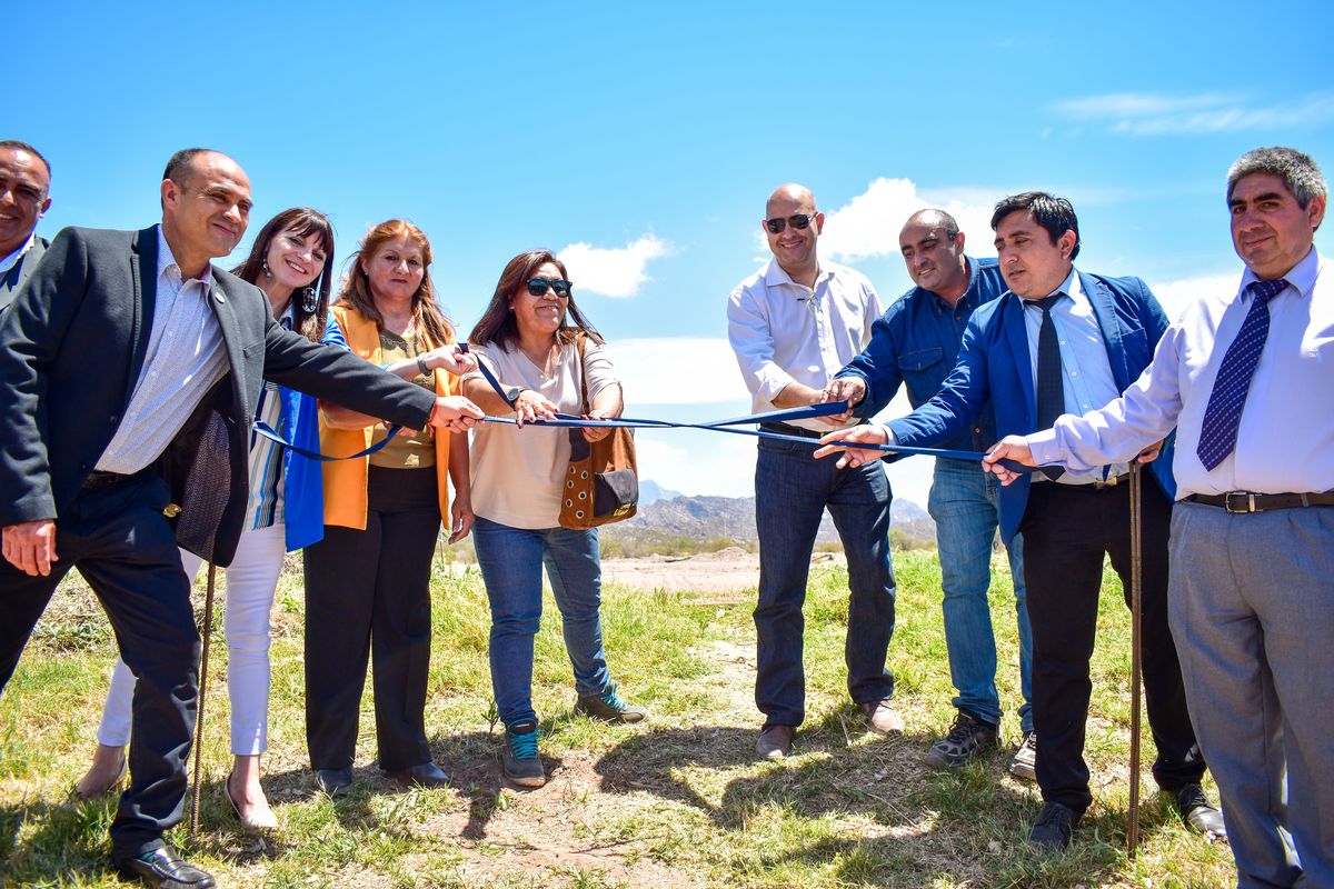 Minas Argentinas construyó un reservorio de agua para la Agrotécnica de Huaco