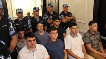Los rugbiers investigados por la muerte de Fernando Báez Sosa.