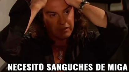 Osvaldo Laport y el meme del momento.