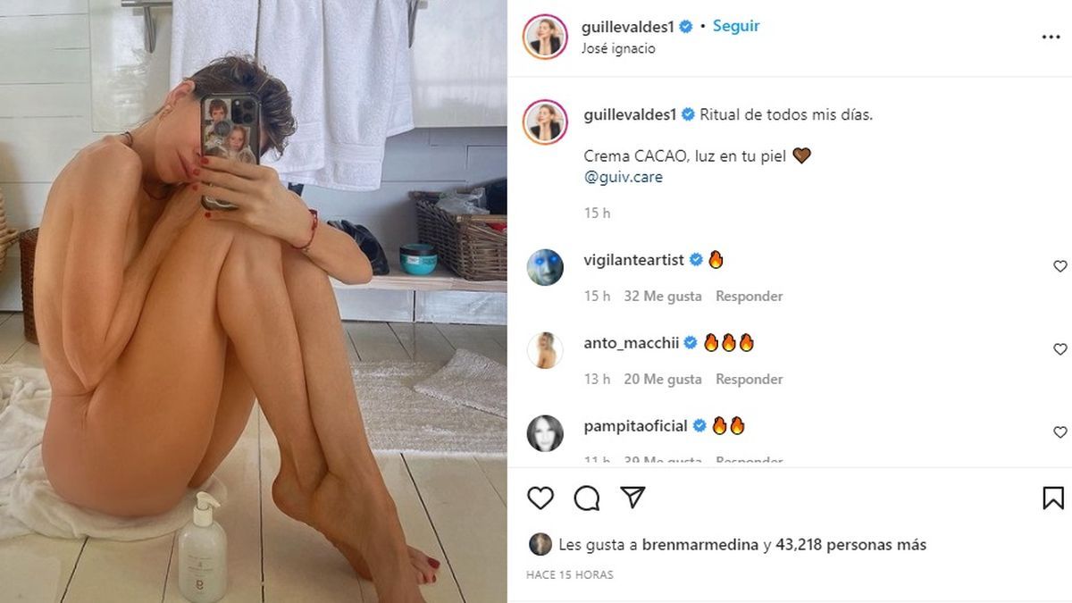 Guillermina Valdés le respondió a quiénes criticaron su cuerpo