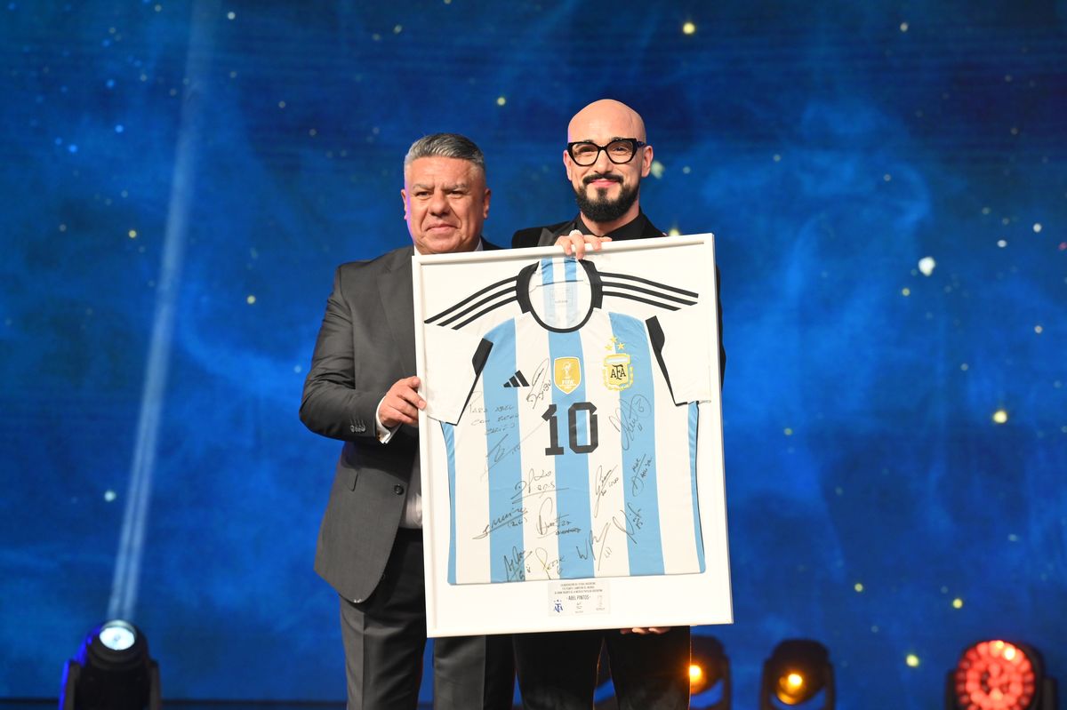 El Chiqui Tapia, ovacionado en nombre de la Selección Argentina