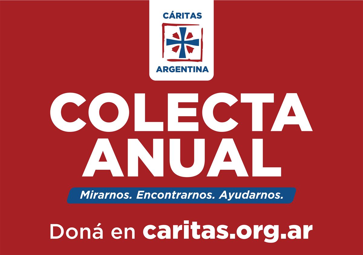 Cáritas realizará la colecta anual en parroquias y comunidades de todo el país