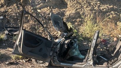 Impactantes imágenes del choque frontal en Zonda