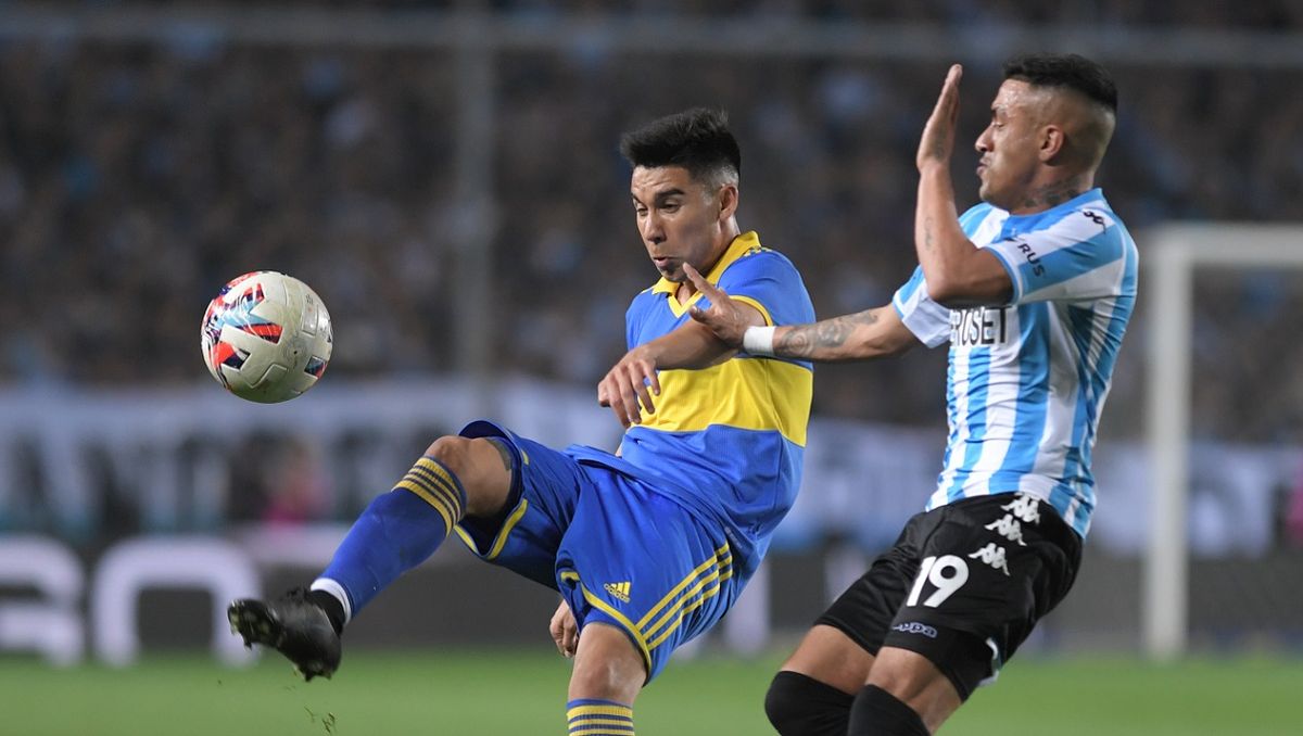 Racing y Boca empataron en un final con polémica y VAR