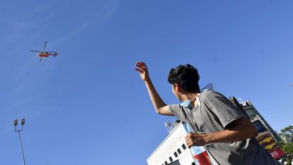 La Selección saludó por cielo y tierra a más de 4 millones de hinchas