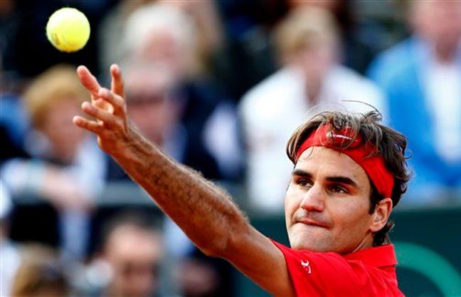 Federer arriba a la Argentina para jugar frente a Del Potro