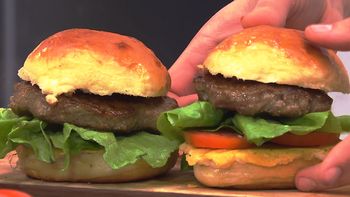 Exquisito pan de papa para hamburguesas.