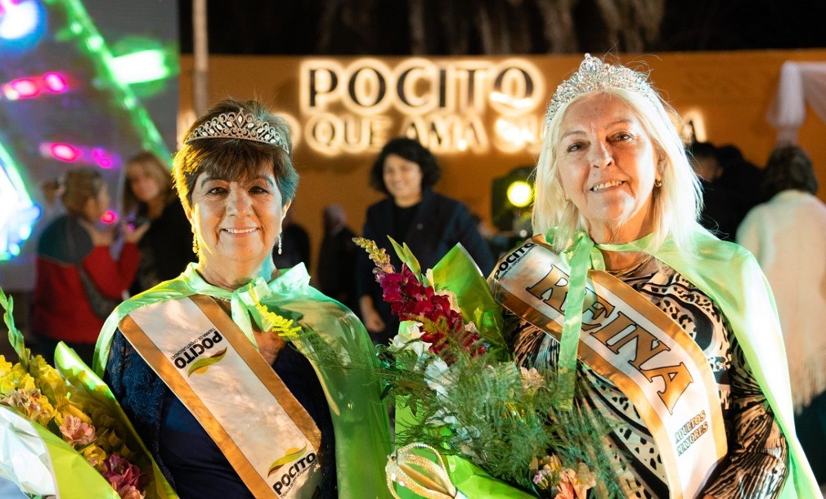 María Rosa se coronó Reina del Adulto Mayor de Pocito