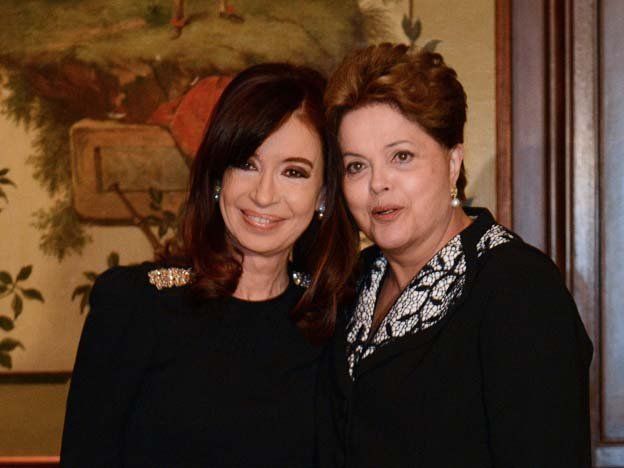 Cristina y Dilma se reunieron para hablar de las trabas comerciales