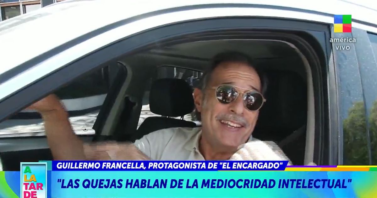 Guillermo Francella fue entrevistado en un programa de América Tv.