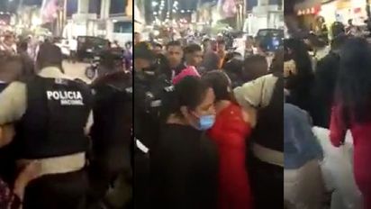 Un novio fue detenido en su casamiento.