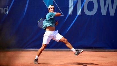 Facundo Mena, tenista. Foto: Ferrocarril Oeste.