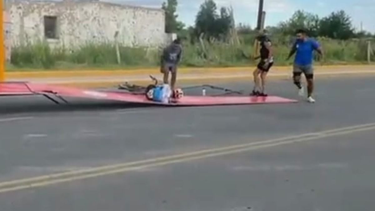 Se volvió viral: el impactante video de la caída de un ciclista en el Tour del Sol