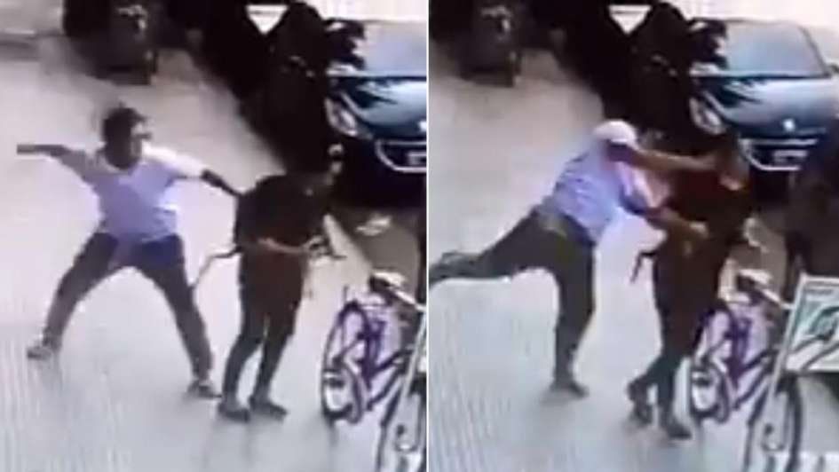 Video: intentan identificar al hombre que golpeó salvajemente a una mujer en Palermo