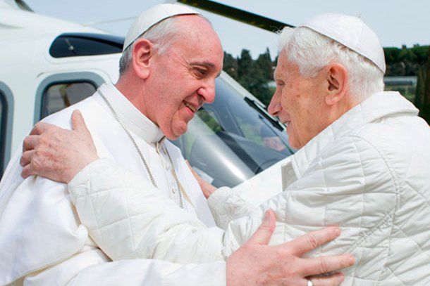 Francisco y Benedicto XVI, en un encuentro histórico para la Iglesia