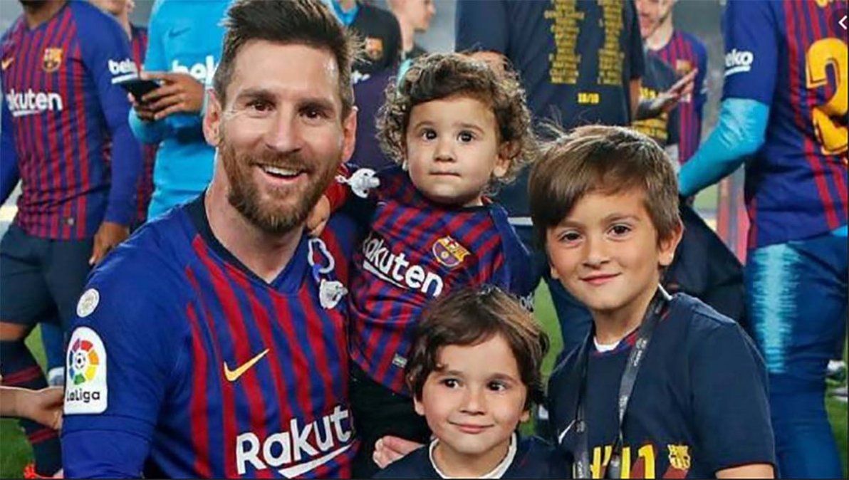 Messi en el rol de DT: así entrena a sus hijos