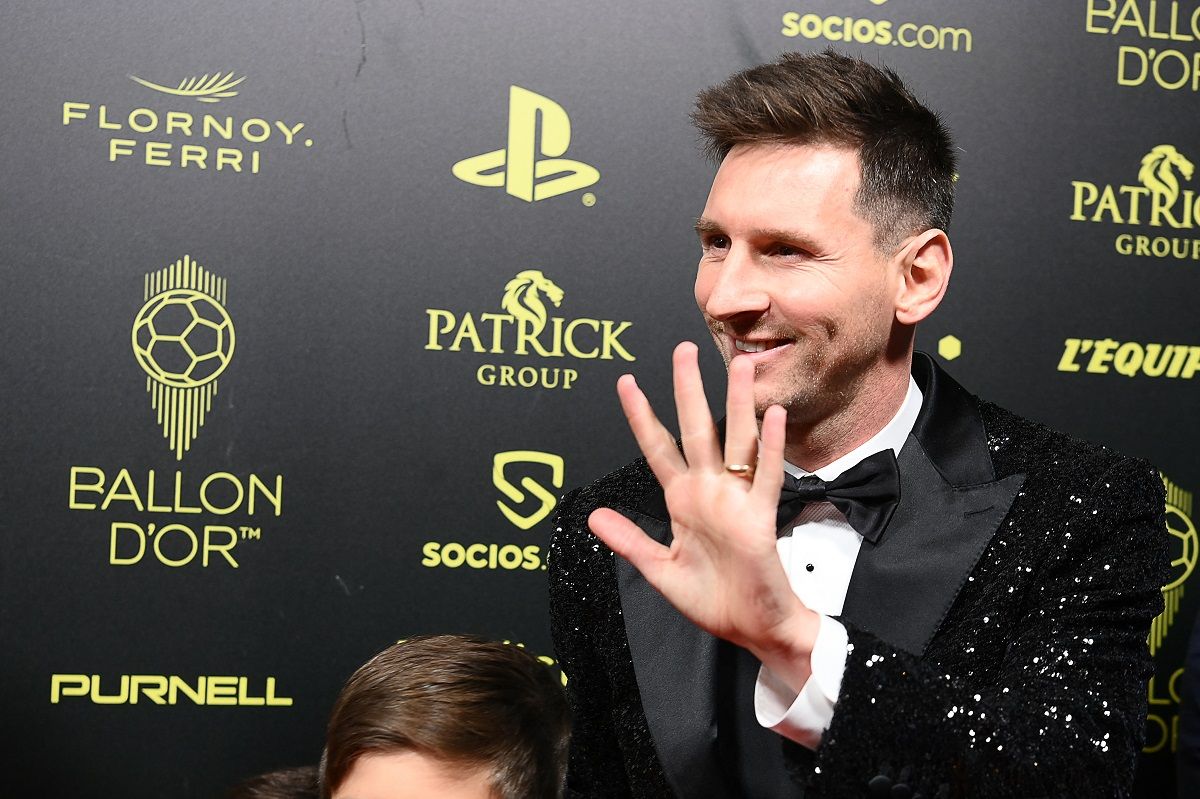Lionel Messi ganó el Balón de Oro 2021.