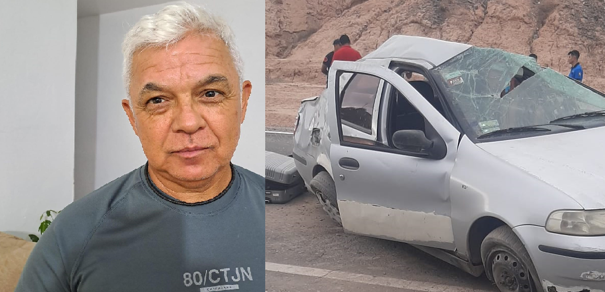 Identificaron a la víctima del vuelco en Cuesta de las Vacas.