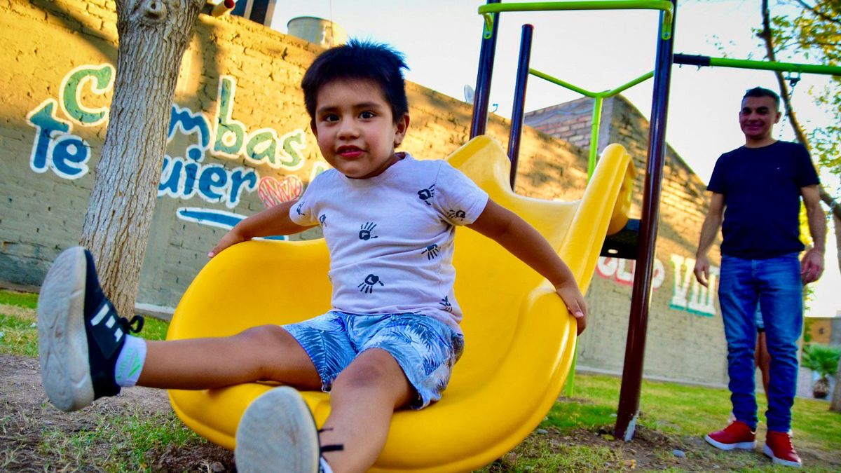 Chimbas el Barrio Andacollo VIII luce un nuevo espacio verde