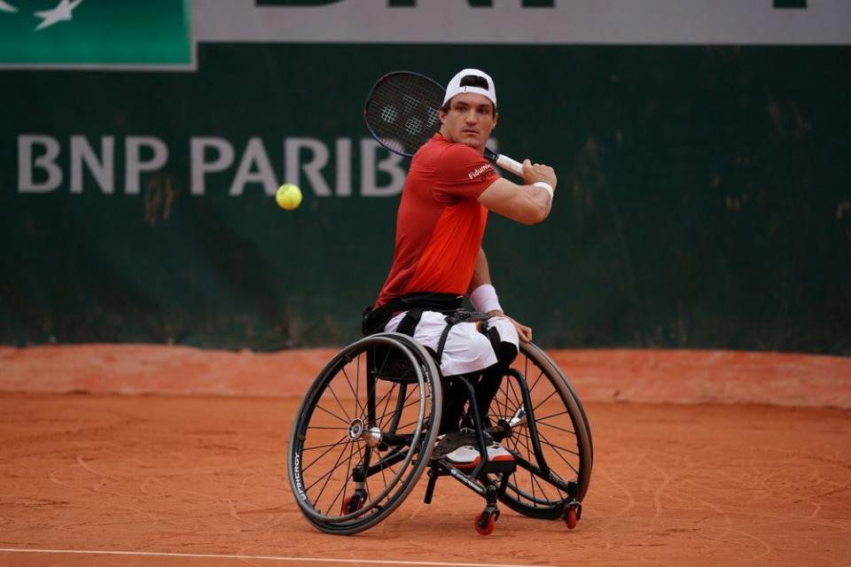 Gustavo Fernández perdió la final de dobles en tenis adaptado de Roland Garros
