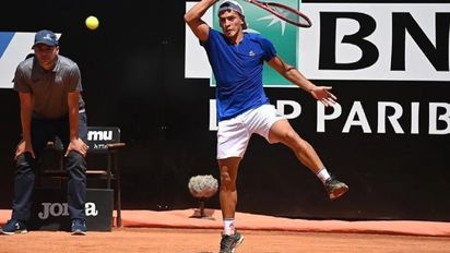 Sebastián Báez, eliminado del ATP 250 de Lyon.