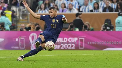 Mbappé paralizó a todos en la final del Mundial