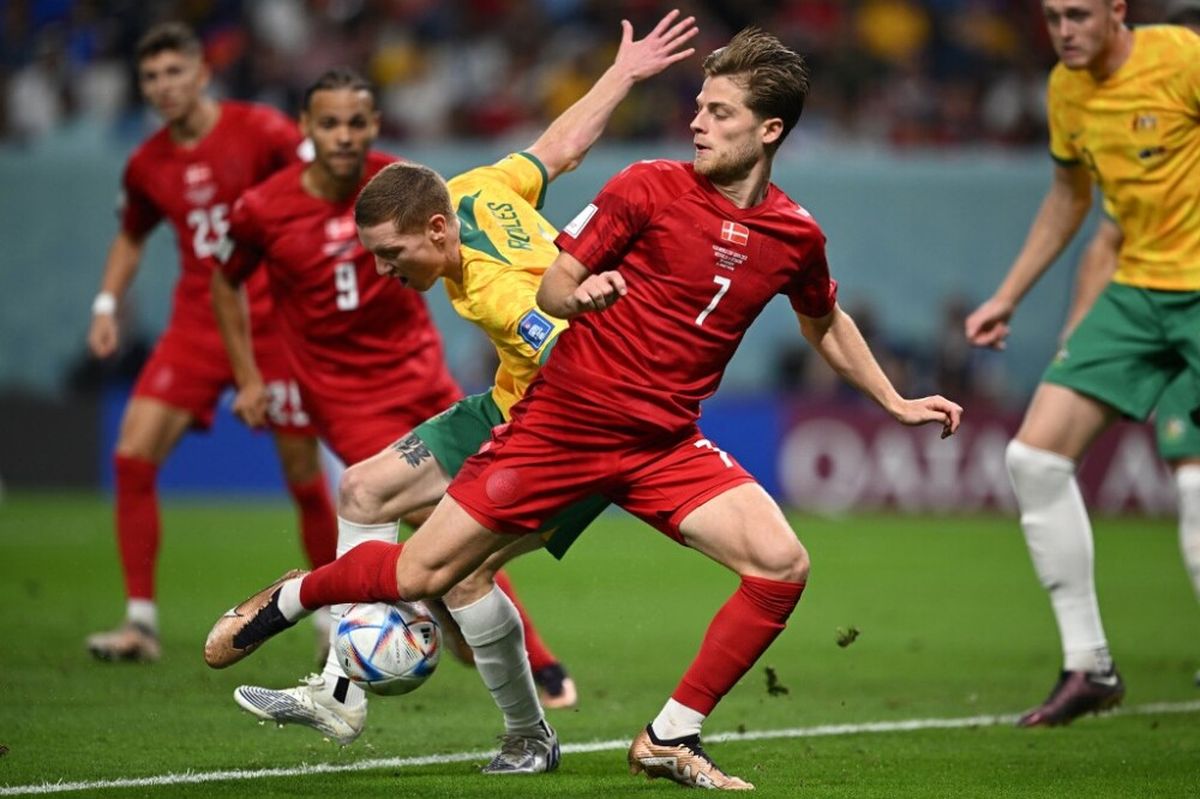 Australia le ganó a Dinamarca y será rival de Argentina