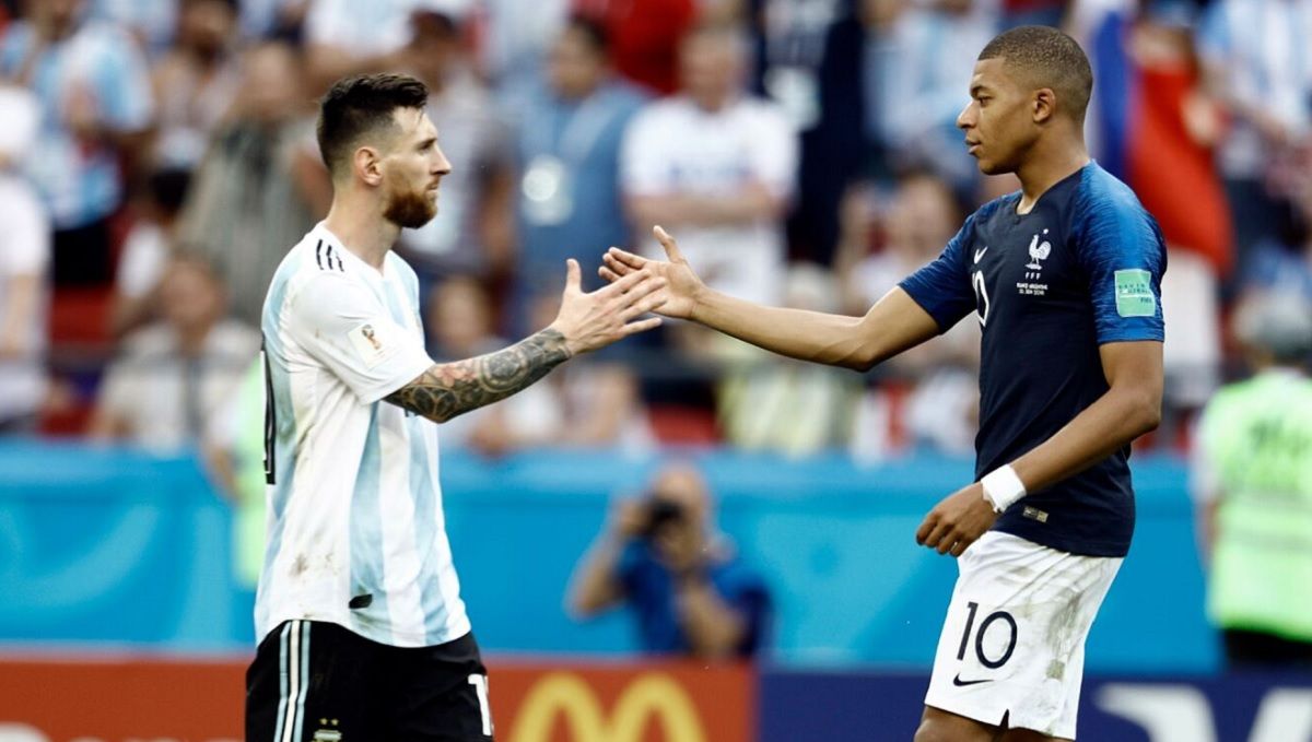 Messi y Mbappé se vieron las caras en el Mundial Rusia 2018.