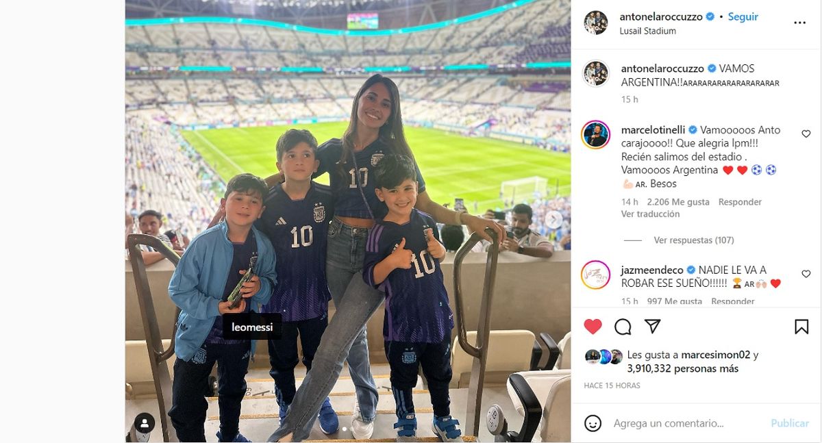 El mensaje de Anto a Messi luego del golazo ante México