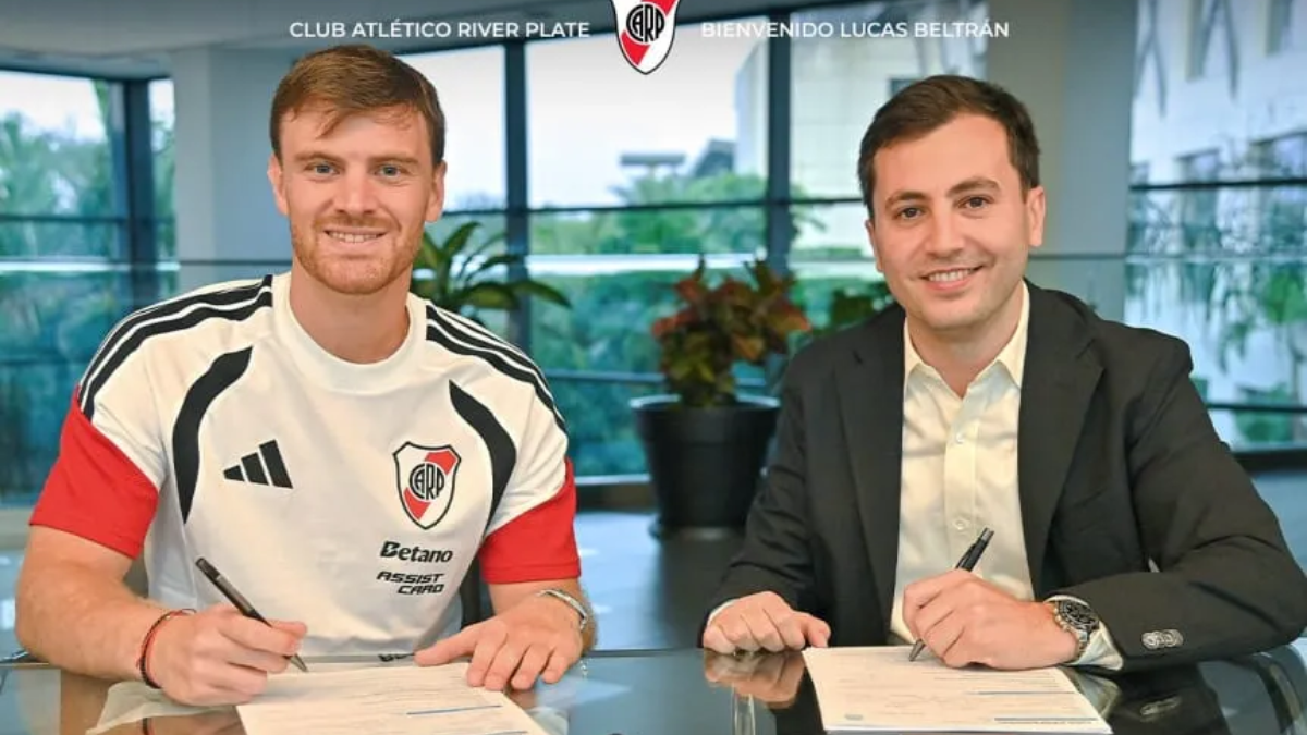 River presentó a Lucas Beltrán, Mauro Arambarri y Giovanni González